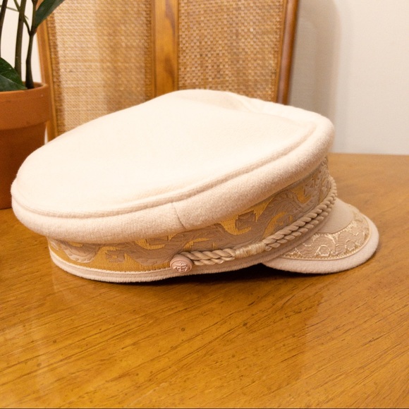 Lack of Color Riviera Newsboy Cap Cream Hat - Picture 3 of 8